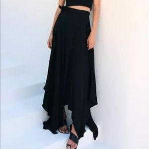 NWT Free People Natalie Wrap Maxi Skirt Z36-7
